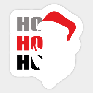 Festive Fusion: Santa's Sleek Style Sticker